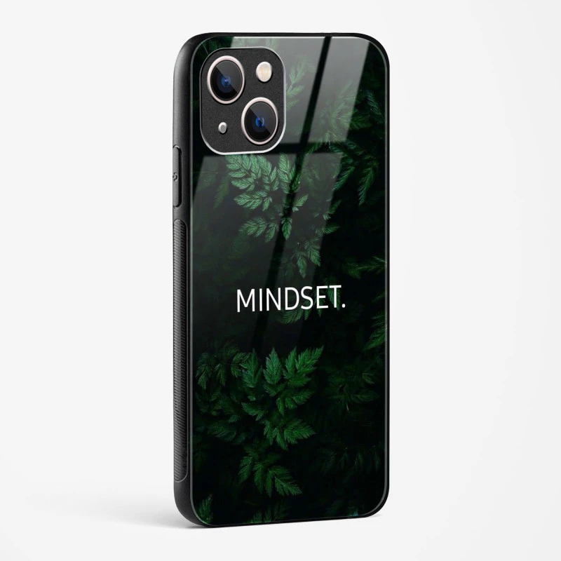 Mindset Quote Glass Case for iPhone 13 Mini