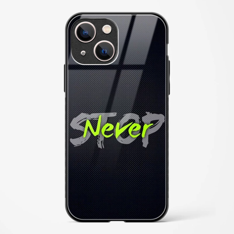 Stop Never Glass Case for iPhone 13 Mini