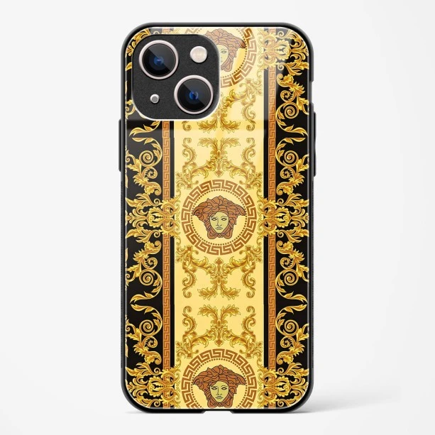 Versace Design Glass Case for iPhone 13 Mini