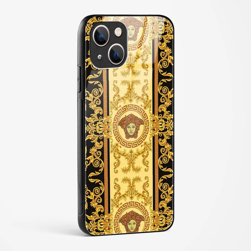 Versace Design Glass Case for iPhone 13 Mini