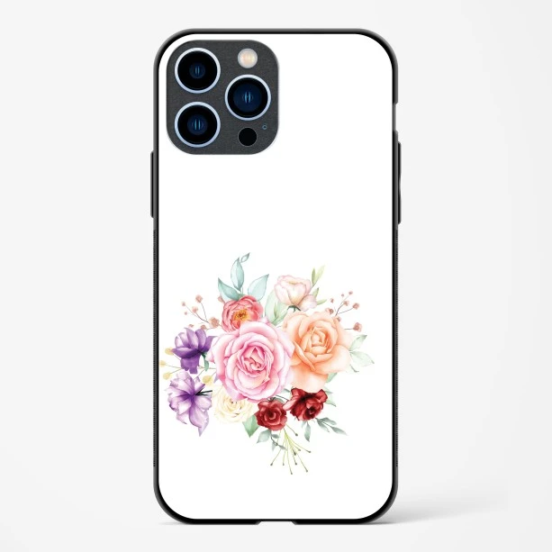Flower Design Abstract 1 Glass Case Phone Cover For iPhone 13 Pro
