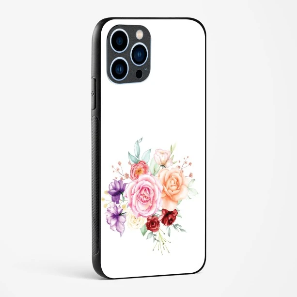 Flower Design Abstract 1 Glass Case Phone Cover For iPhone 13 Pro