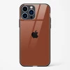 Brown Glass Case for iPhone 13 Pro