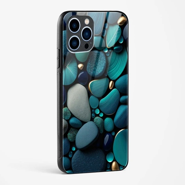 Pebble Design Glass Case for iPhone 13 Pro
