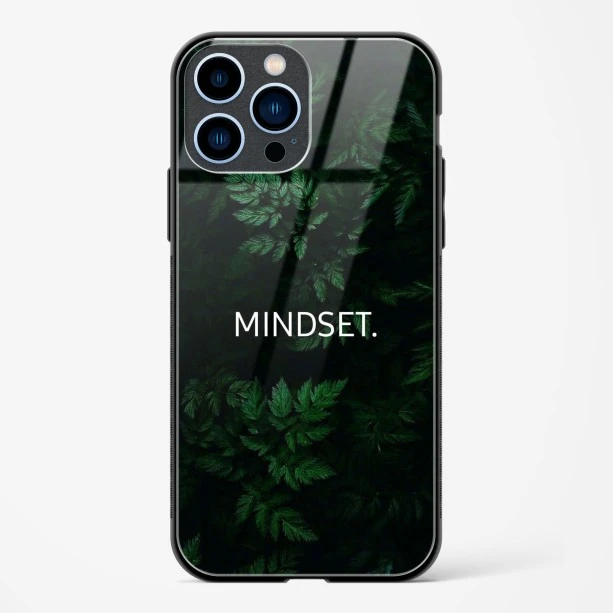 Mindset Quote Glass Case for iPhone 13 Pro
