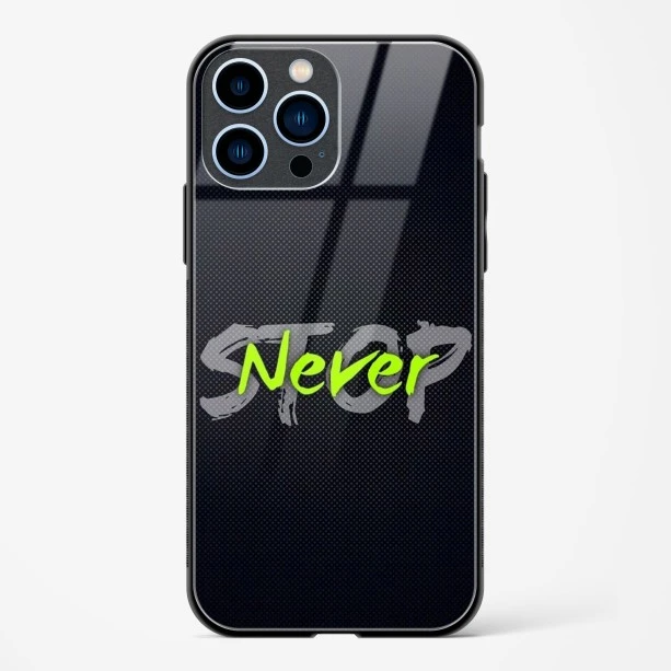 Stop Never Glass Case for iPhone 13 Pro