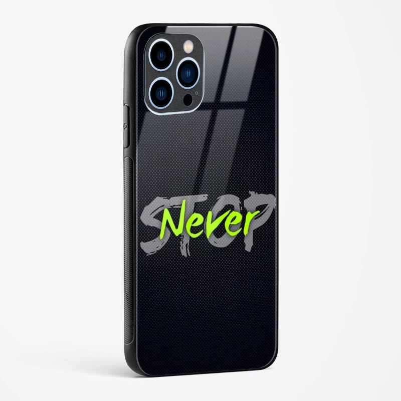 Stop Never Glass Case for iPhone 13 Pro