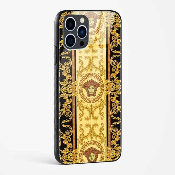 Versace Design Glass Case for iPhone 13 Pro