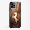 Ferrari Design Gold Glass Case for iPhone 13 Pro