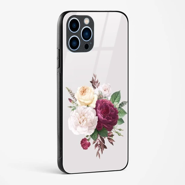 Flower Design Abstract 3 Glass Case Phone Cover For iPhone 13 Pro Max
