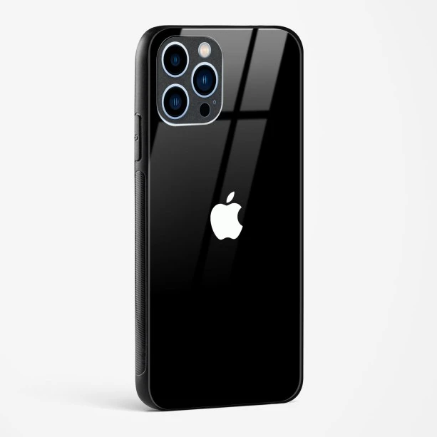 Rich Black Glossy Glass Case for iPhone 13 Pro Max
