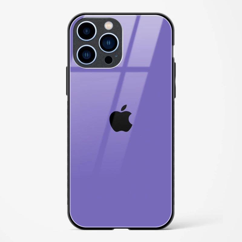 Purple Glass Case for iPhone 13 Pro Max