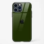 Dark Green Glass Case for iPhone 13 Pro Max
