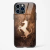 Ferrari Design Gold Glass Case for iPhone 13 Pro Max