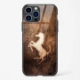 Ferrari Design Gold Glass Case for iPhone 13 Pro Max