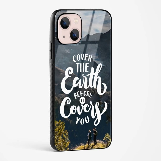 Travel Quote Glass Case Phone Cover For iPhone 15