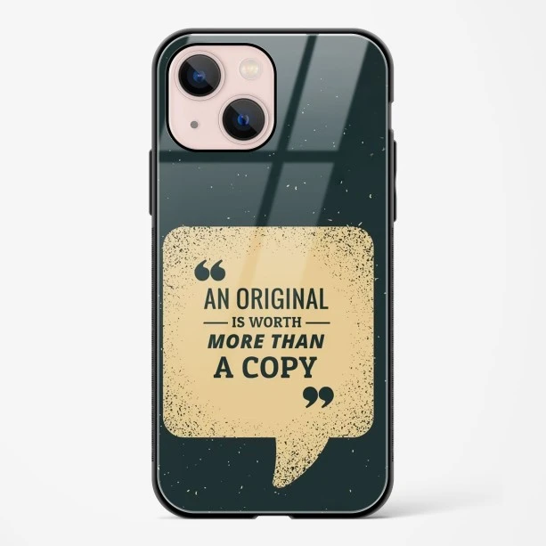 Original Is Worth Glass Case Phone Cover For iPhone 14