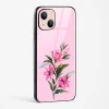 Flower Design Abstract 4 Glass Case Phone Cover For iPhone 15