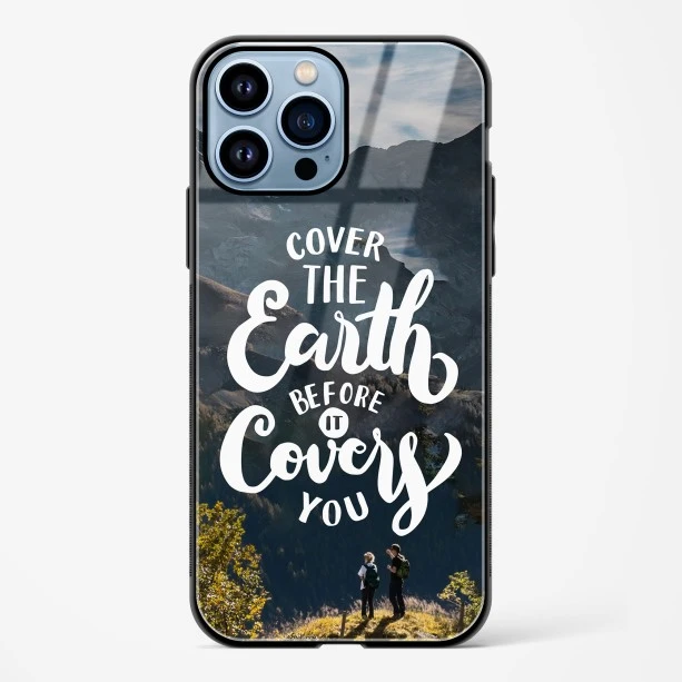 Travel Quote Glass Case Phone Cover For iPhone 14 Plus