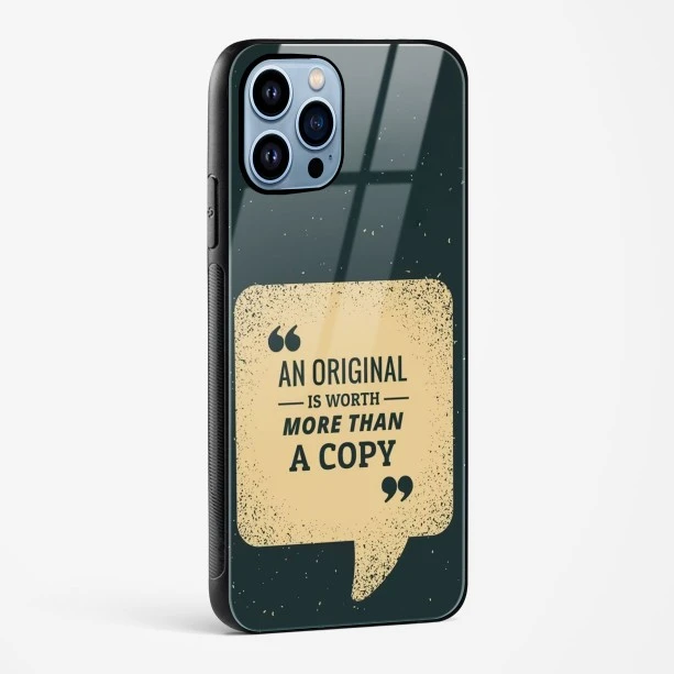 Original Is Worth Glass Case Phone Cover For iPhone 14 Plus