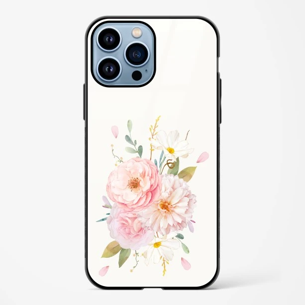 Flower Design Abstract 2 Glass Case Phone Cover For iPhone 14 Plus