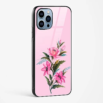 Flower Design Abstract 4 Glass Case Phone Cover For iPhone 15 Plus