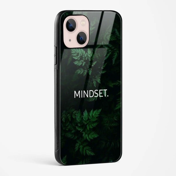 Mindset Quote Glass Case for iPhone 15 Plus
