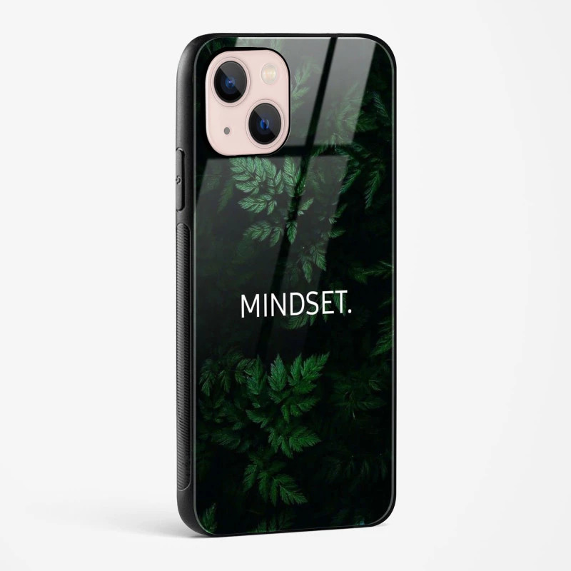 Mindset Quote Glass Case for iPhone 15 Plus