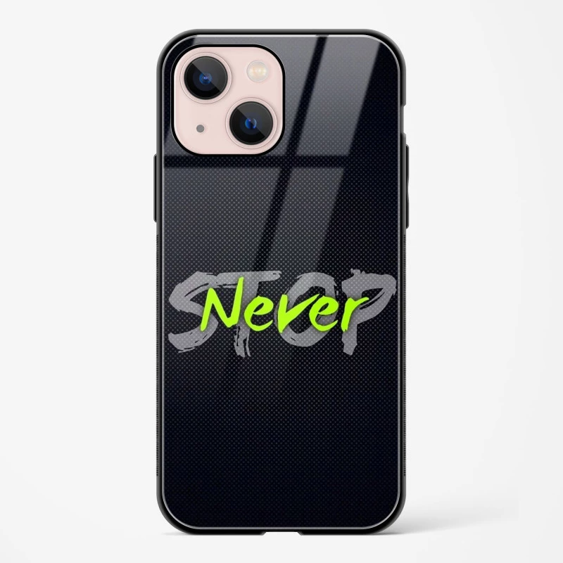 Stop Never Glass Case for iPhone 14 Plus