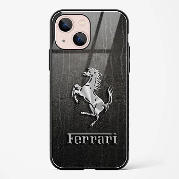 Ferrari Glass Case for iPhone 15 Plus