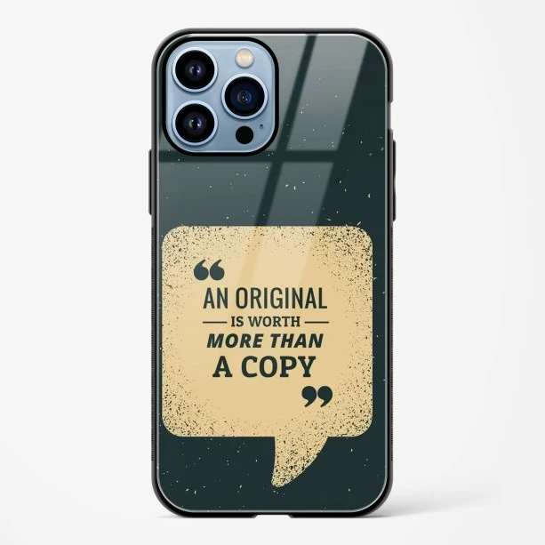 Original Is Worth Glass Case Phone Cover For iPhone 15 Pro