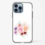 Flower Design Abstract 1 Glass Case Phone Cover For iPhone 14 Pro