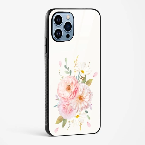 Flower Design Abstract 2 Glass Case Phone Cover For iPhone 14 Pro