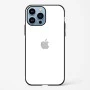 Pure White Glossy Glass Case for iPhone 15 Pro