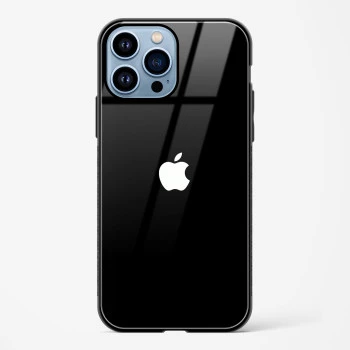 Rich Black Glossy Glass Case for iPhone 14 Pro
