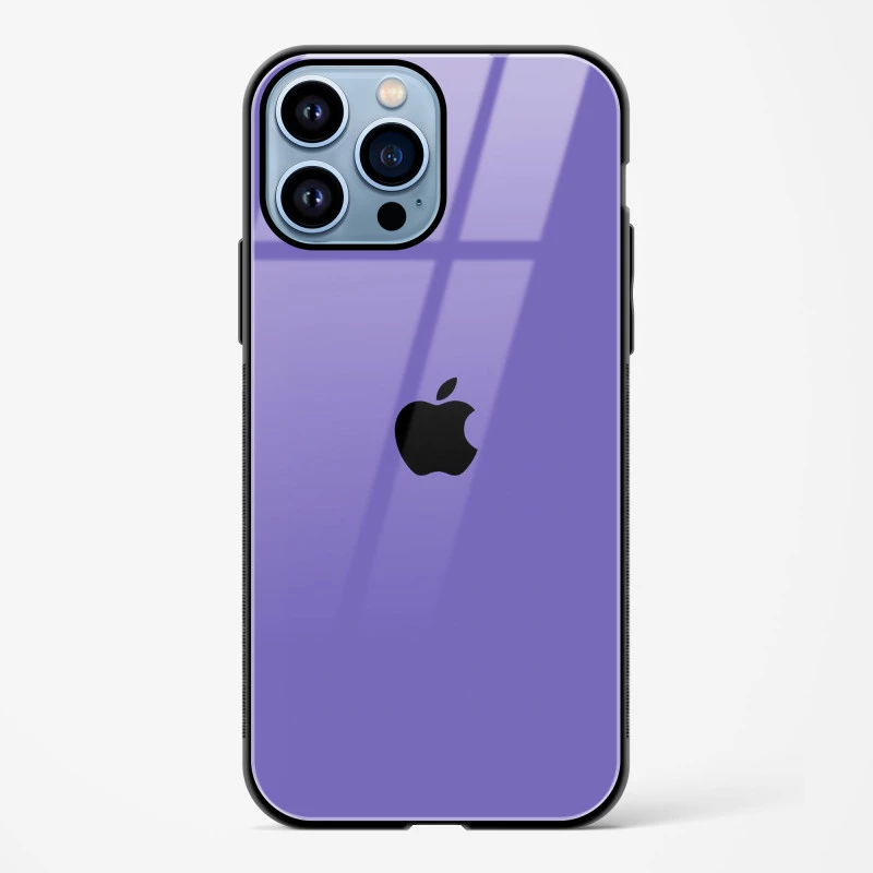 Purple Glass Case for iPhone 14 Pro