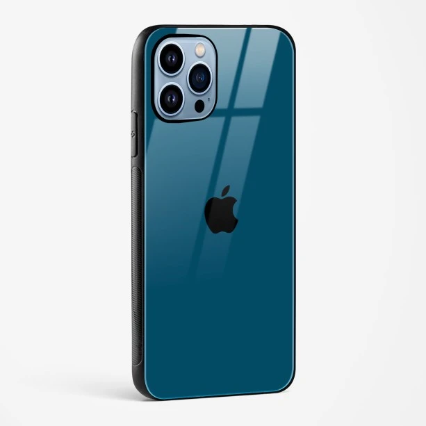 Olympic Blue Glass Case for iPhone 15 Pro