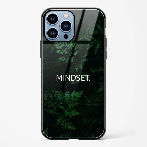 Mindset Quote Glass Case for iPhone 14 Pro