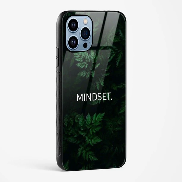 Mindset Quote Glass Case for iPhone 14 Pro