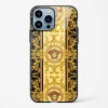 Versace Design Glass Case for iPhone 14 Pro