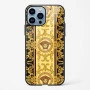 Versace Design Glass Case for iPhone 14 Pro