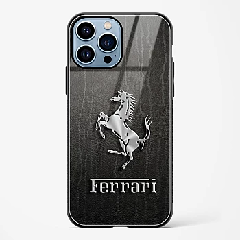 Ferrari Glass Case for iPhone 15 Pro