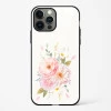 Flower Design Abstract 2 Glass Case Phone Cover For iPhone 14 Pro Max