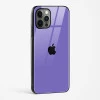 Purple Glass Case for iPhone 15 Pro Max