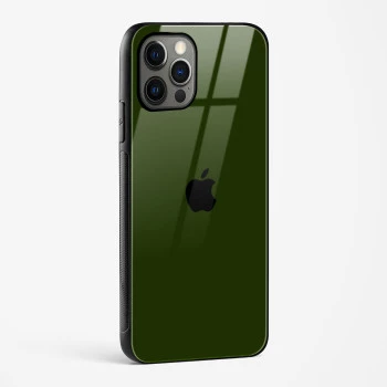Dark Green Glass Case for iPhone 14 Pro Max