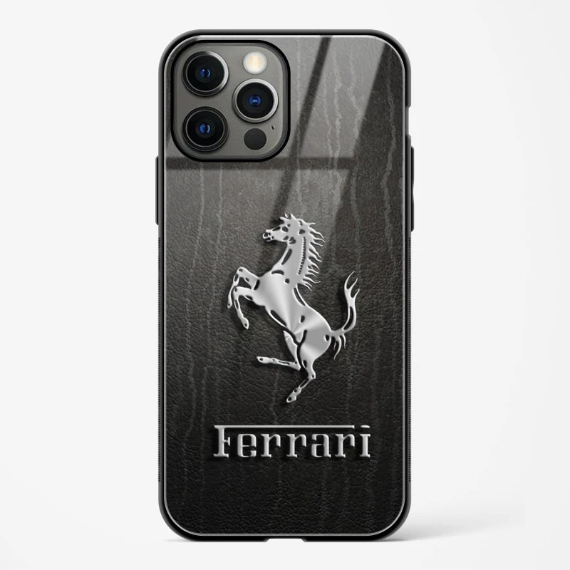 Ferrari Glass Case for iPhone 14 Pro Max