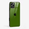 Dark Green Glass Case for iPhone 16 Pro