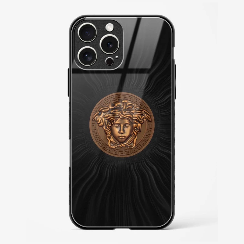 Versace Glass Case for iPhone 16 Pro