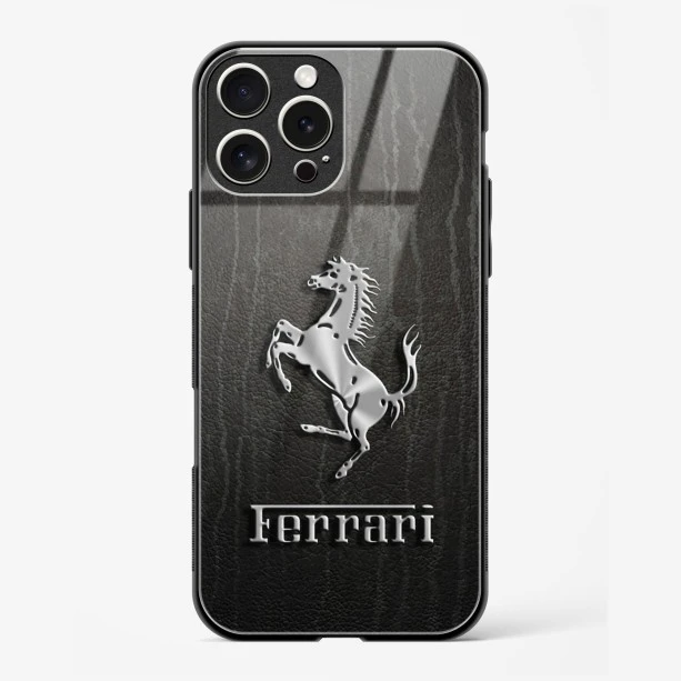 Ferrari Glass Case for iPhone 16 Pro