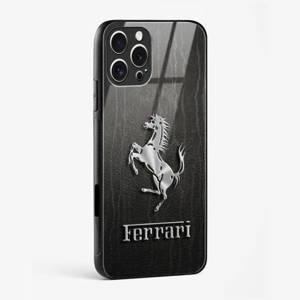 Ferrari Glass Case for iPhone 16 Pro